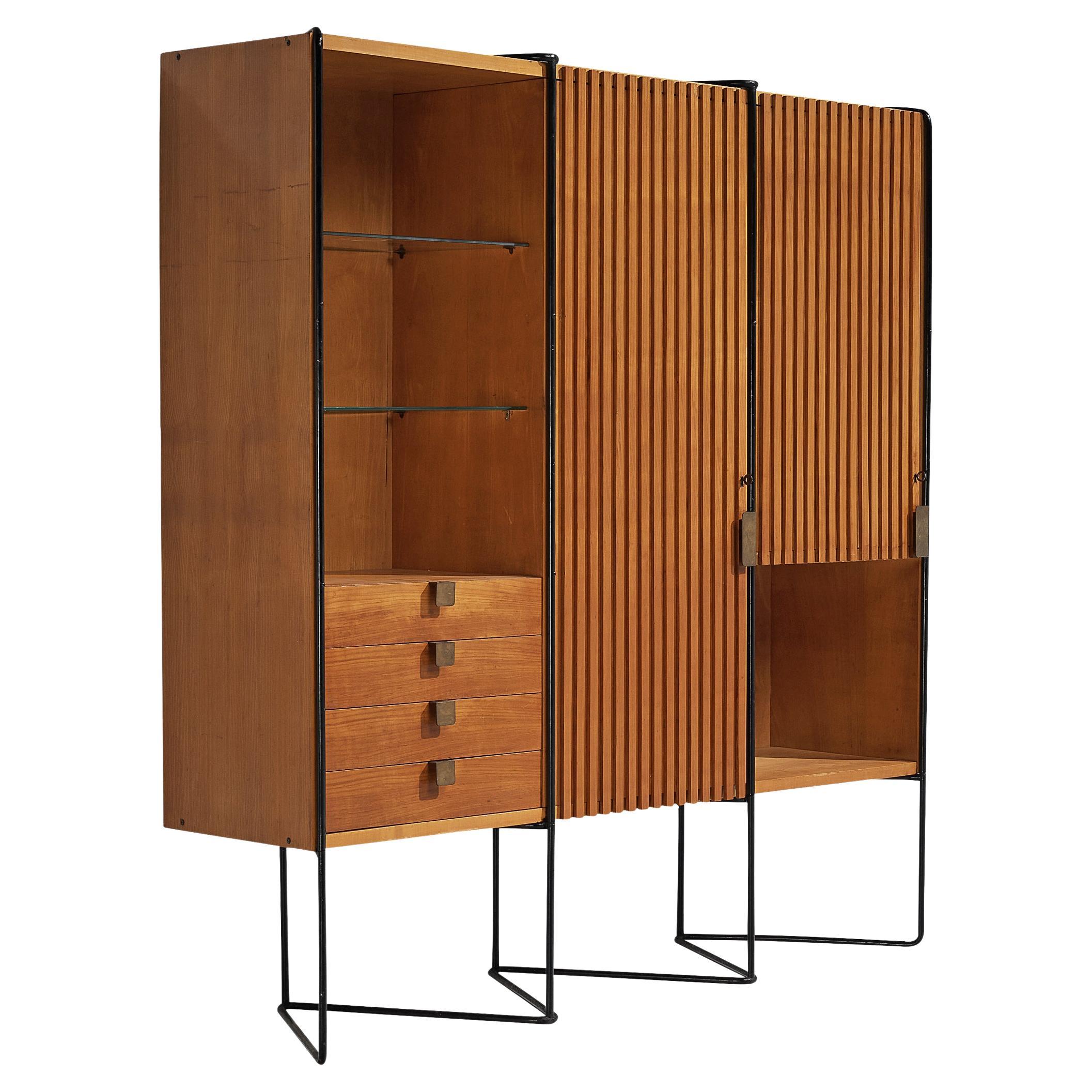 Taichiro Nakay for La Permanente Mobili Wall Cabinet in Cherry 