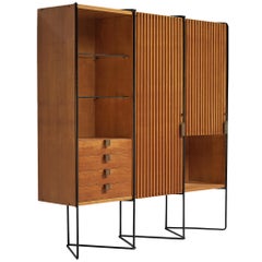 Taichiro Nakay for La Permanente Mobili Wall Cabinet in Cherry