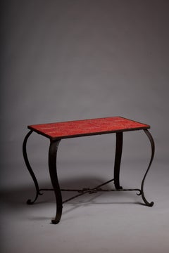 Taidetakomo Hakkarainen, 1930's wrought iron occasional table