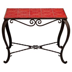 Taidetakomo Hakkarainen, 1930's wrought iron occasional table