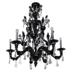 TAIF 535/06 Eight Italian Crystal Chandeliers by Barovier&Toso