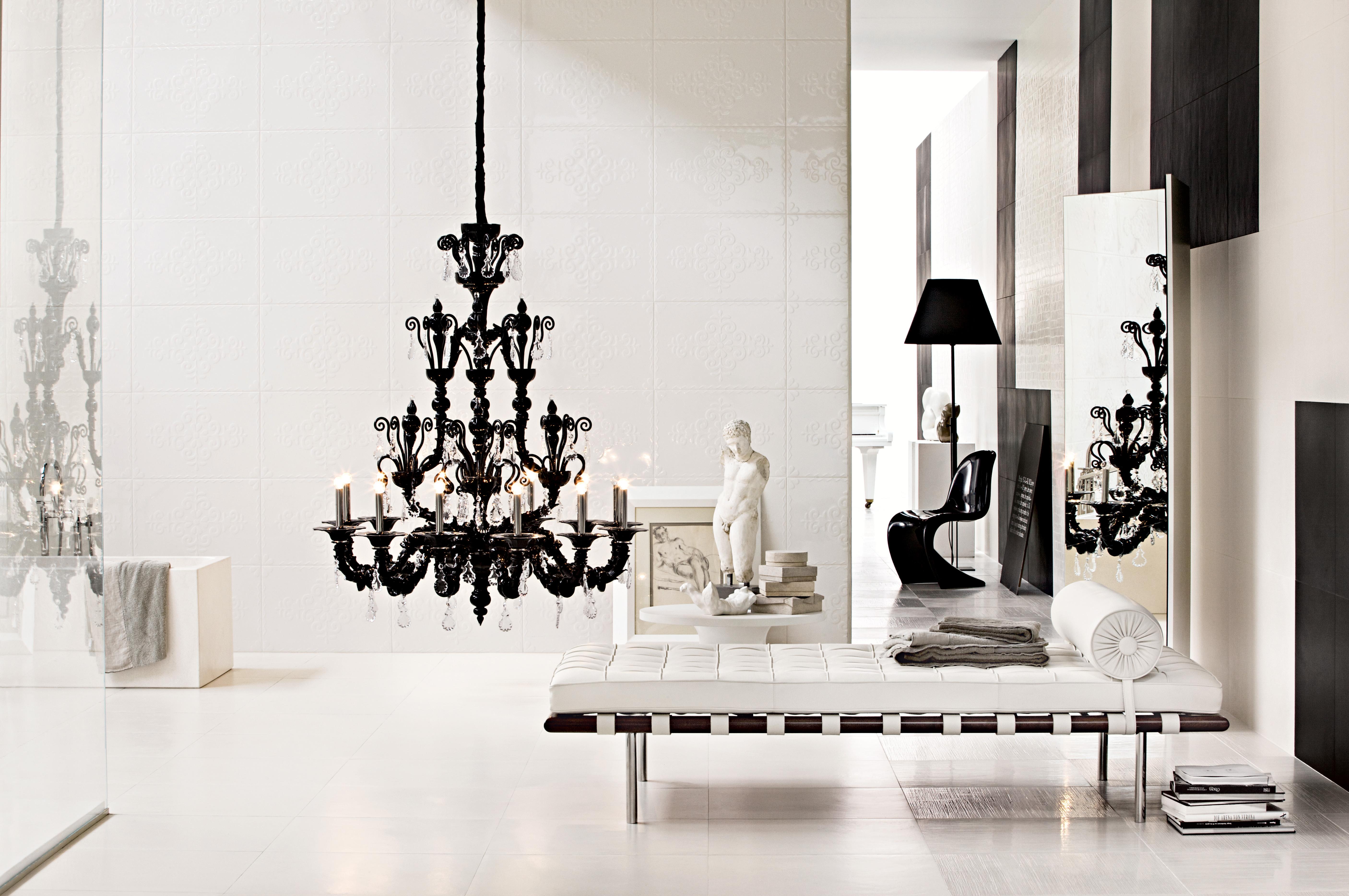 Taif 5350 12 Chandelier in Glass with Chrome, by Barovier&Toso 4