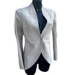 Tailcoat jacket in Brunello Cucinelli pony skin
