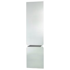 Taille Contemporary Sculptural Mirror with an Aluminium Shelf by Deknudt Mirrors