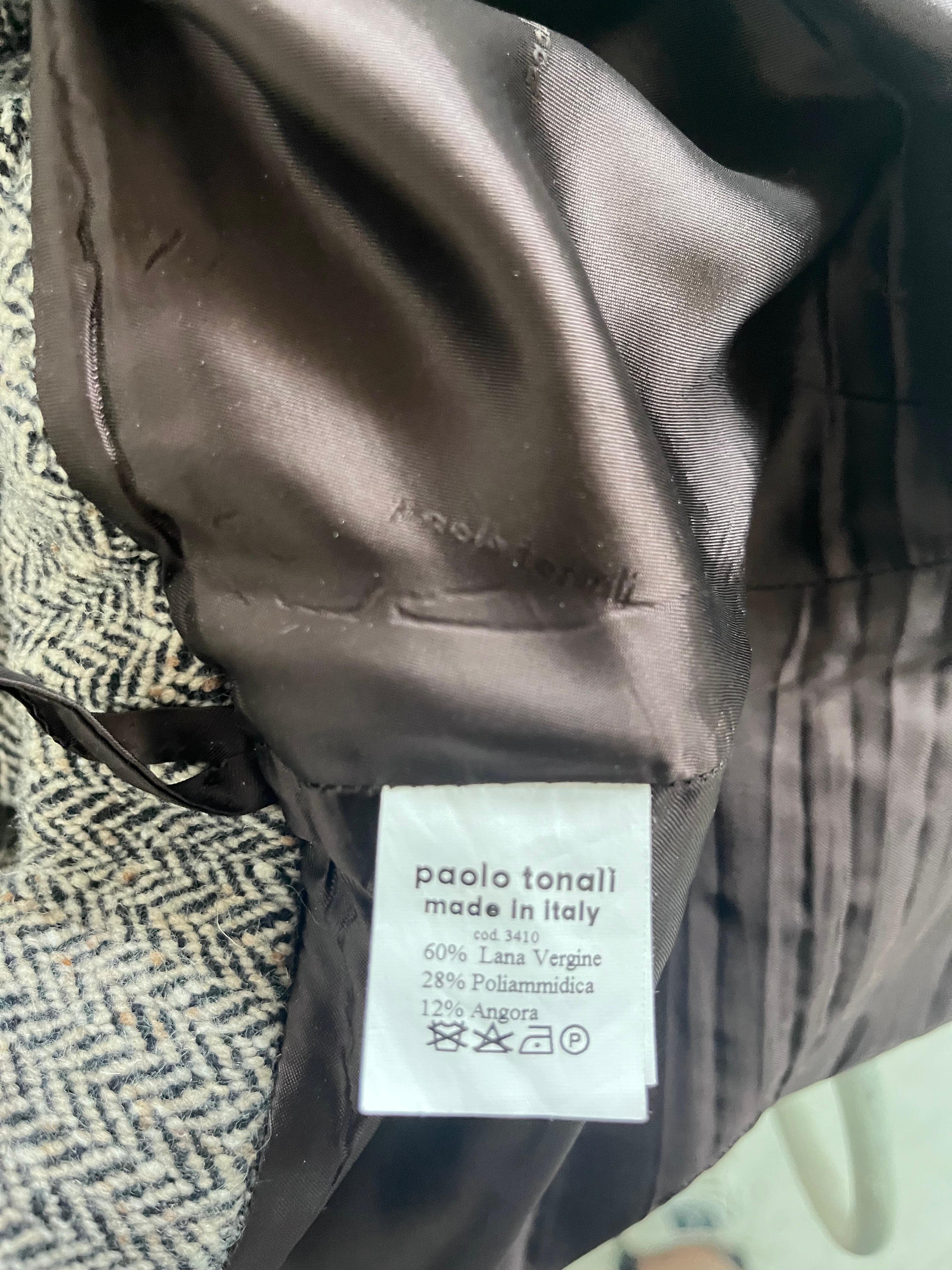 Tailleur vintage di Paolo Tonali grigio For Sale 6