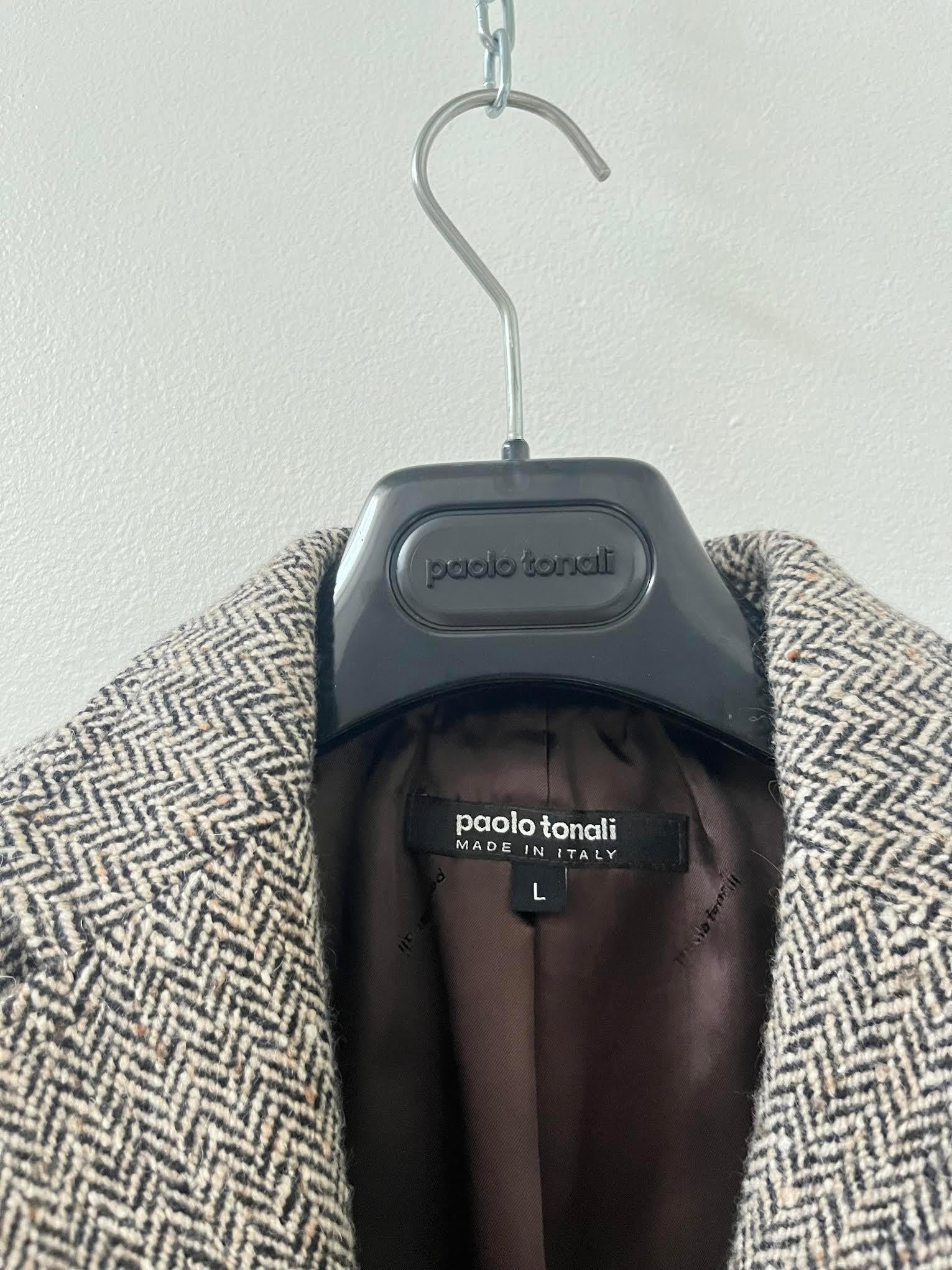 Tailleur vintage di Paolo Tonali grigio In Good Condition For Sale In Milano, IT