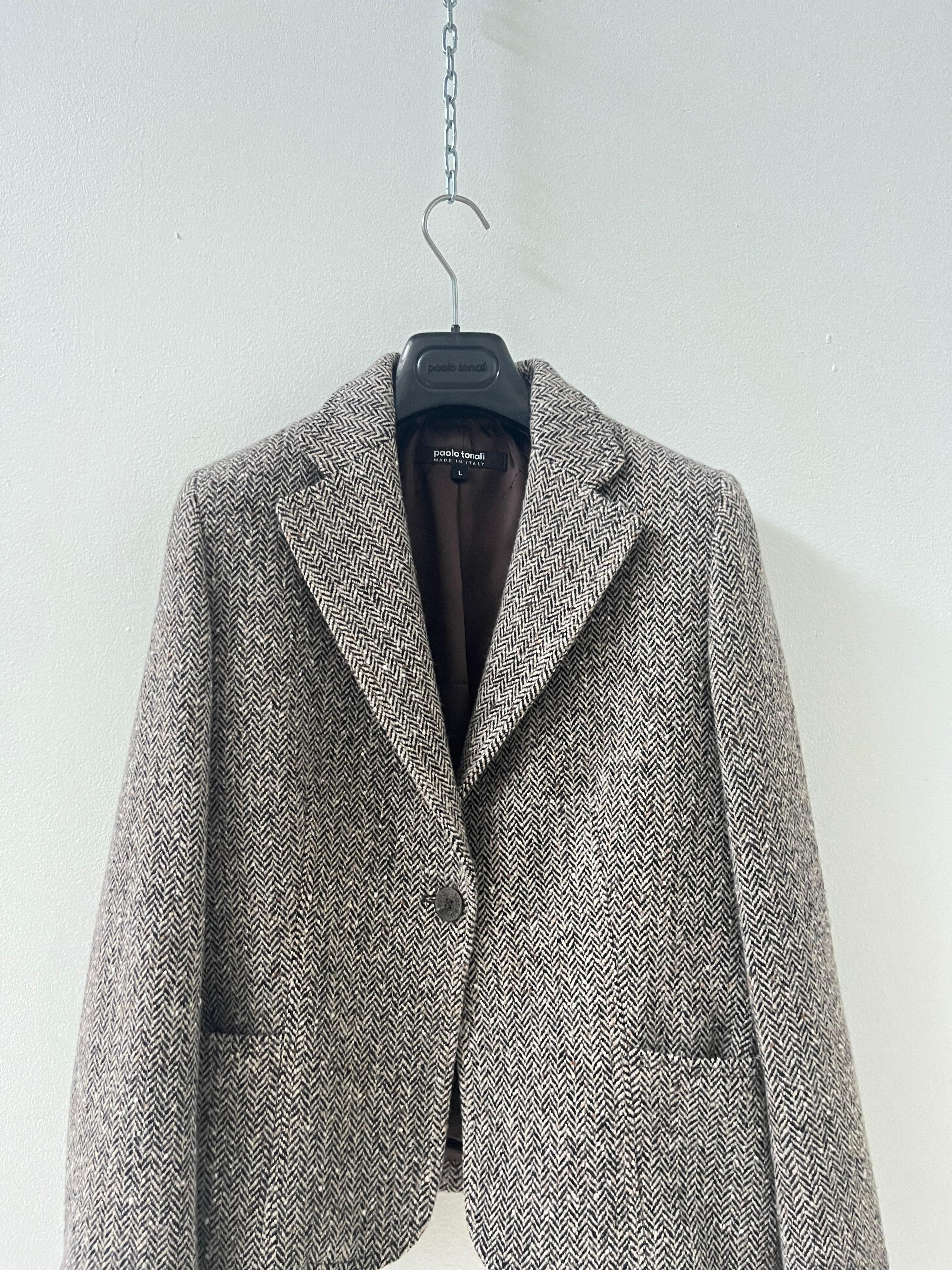 Tailleur vintage di Paolo Tonali grigio For Sale 4