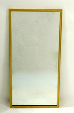 Tailored Aluminum Framed Wall Mirror possibly John Van Koert