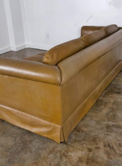 Tailored Leather Sofa by Dunbar Edward Wormley