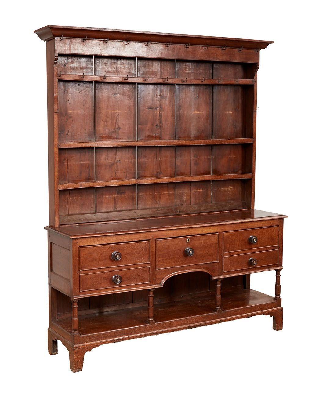 Tailored Welsh Dresser with Undershelf For Sale 7