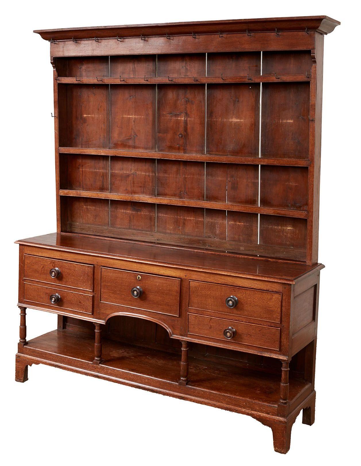 Tailored Welsh Dresser with Undershelf For Sale 8