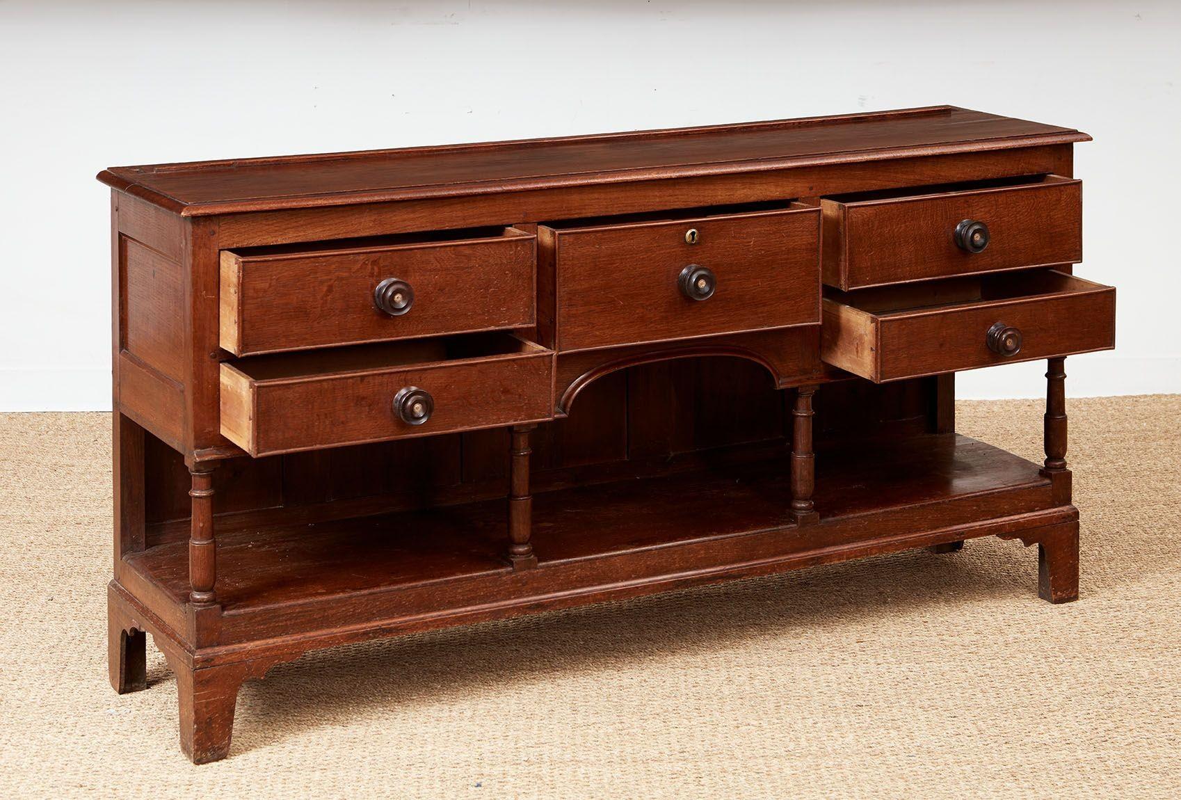 Mid-19th Century Tailored Welsh Dresser with Undershelf For Sale