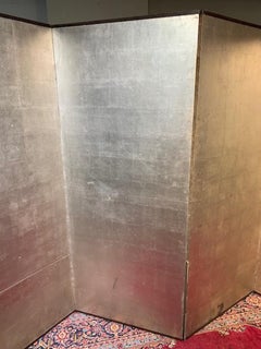 Taisho 4-Panel Silver Screen