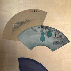 Taisho Golden Fan Screen