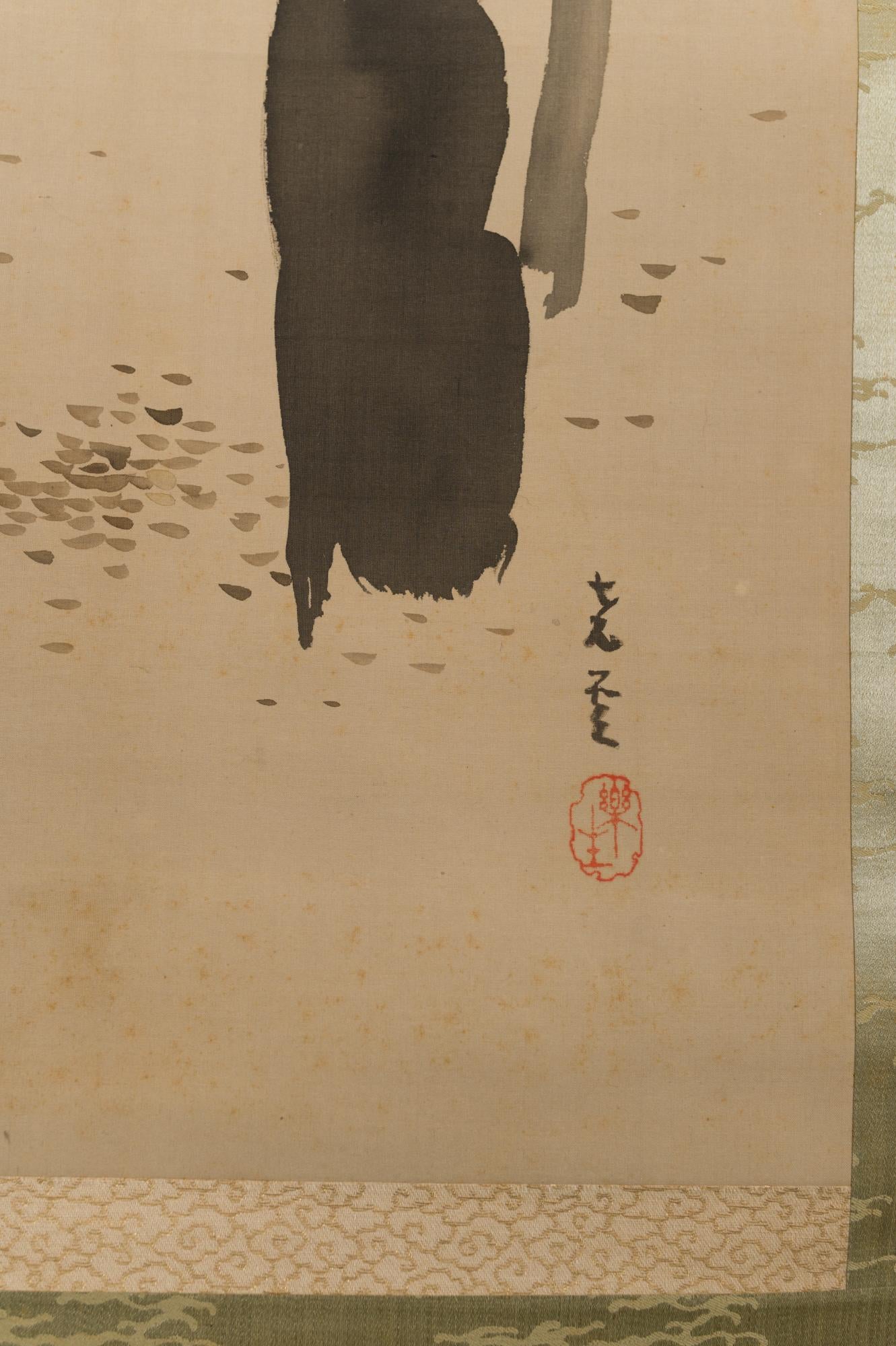 Taisho Period Scroll of Winter Trees 1