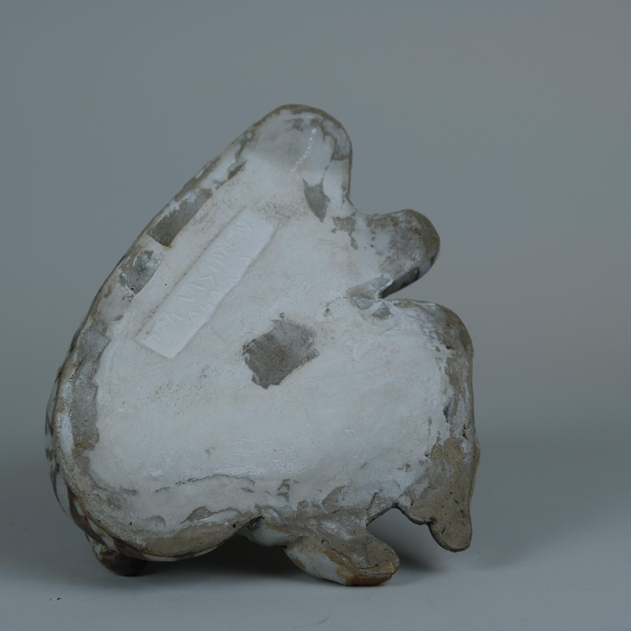 Escultura de cerámica artística Taisto Kaasinen Cebra y potro, Arabia Años 60 Cerámico en venta