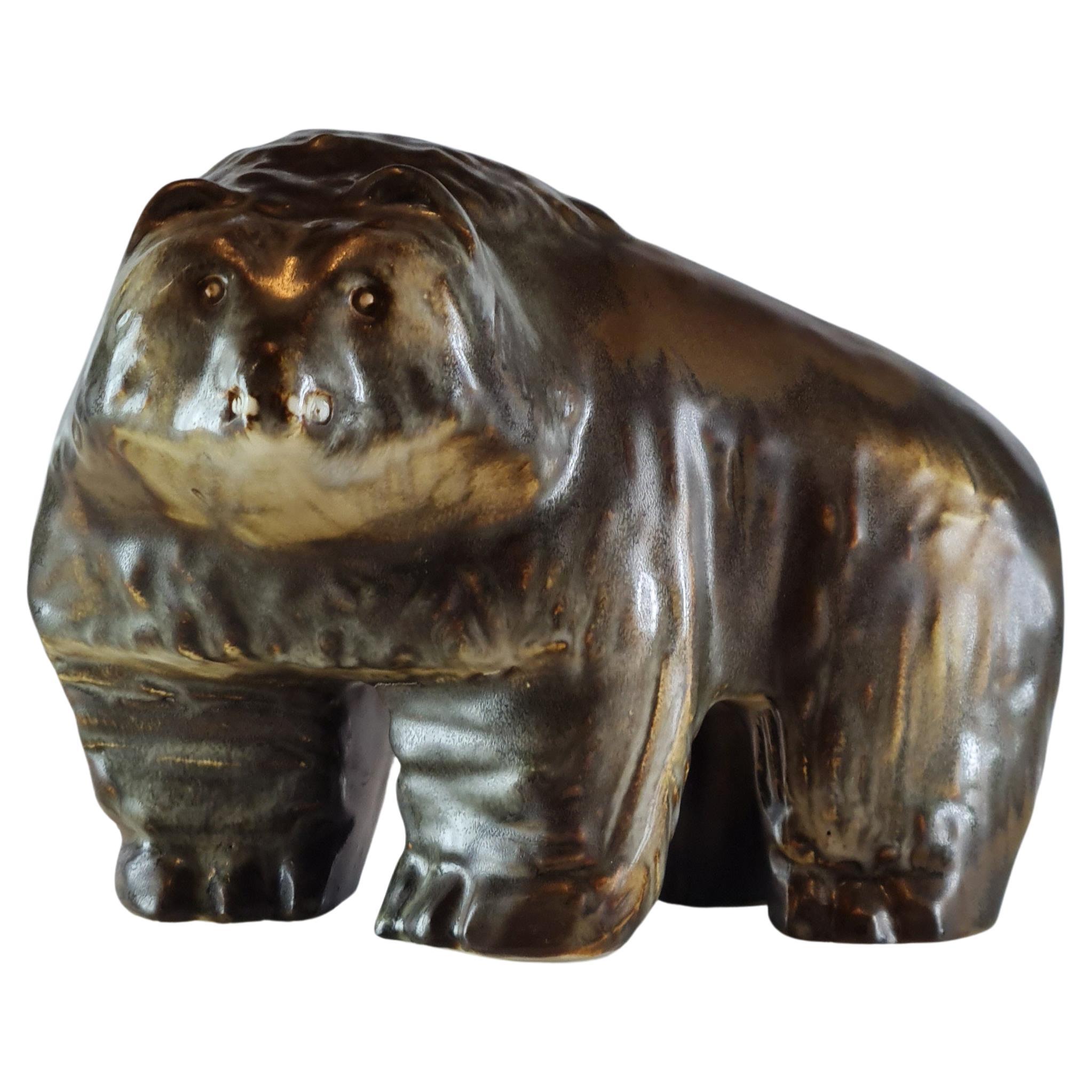 Taisto Kaasinen Large Ceramic Bear, Arabia