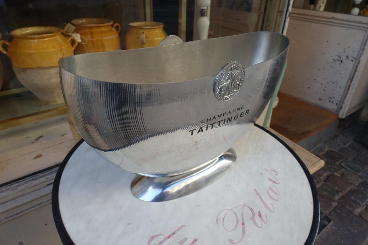 Enfriador de champán media luna Taittinger Francés