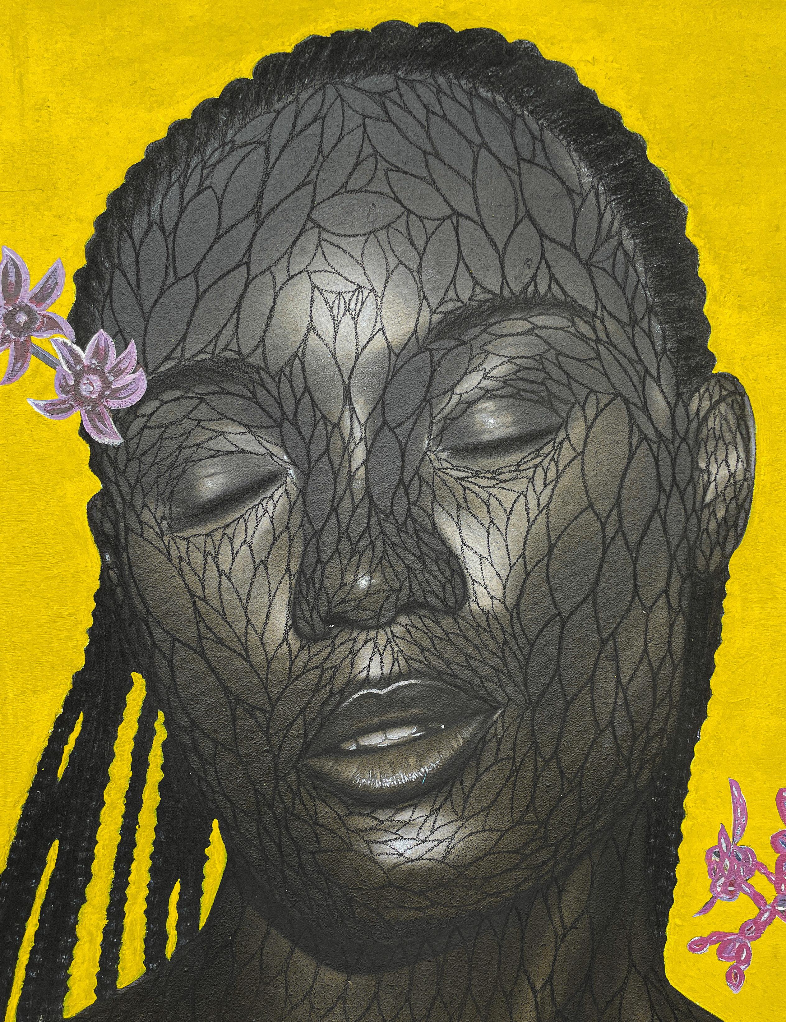 I Am Who I Choose To Be - Contemporary Mixed Media Art by Taiwo Odejinmi