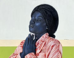 Beneath Her Breath (Whisper of Gratitude) -21e siècle contemporain, Figuratif