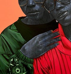 Contemplative Companions  -21st Century, Contemporary, Figurative Portrait Women