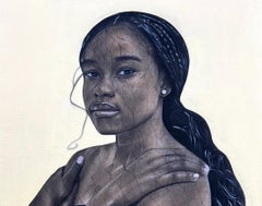 Courage - 21. Jahrhundert, Zeitgenössisch, Figuratives Porträt, Afrika, Frauen