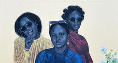 Good Time - 21st Century Contemporary, Figurative, Portrait, Africa, Women Love