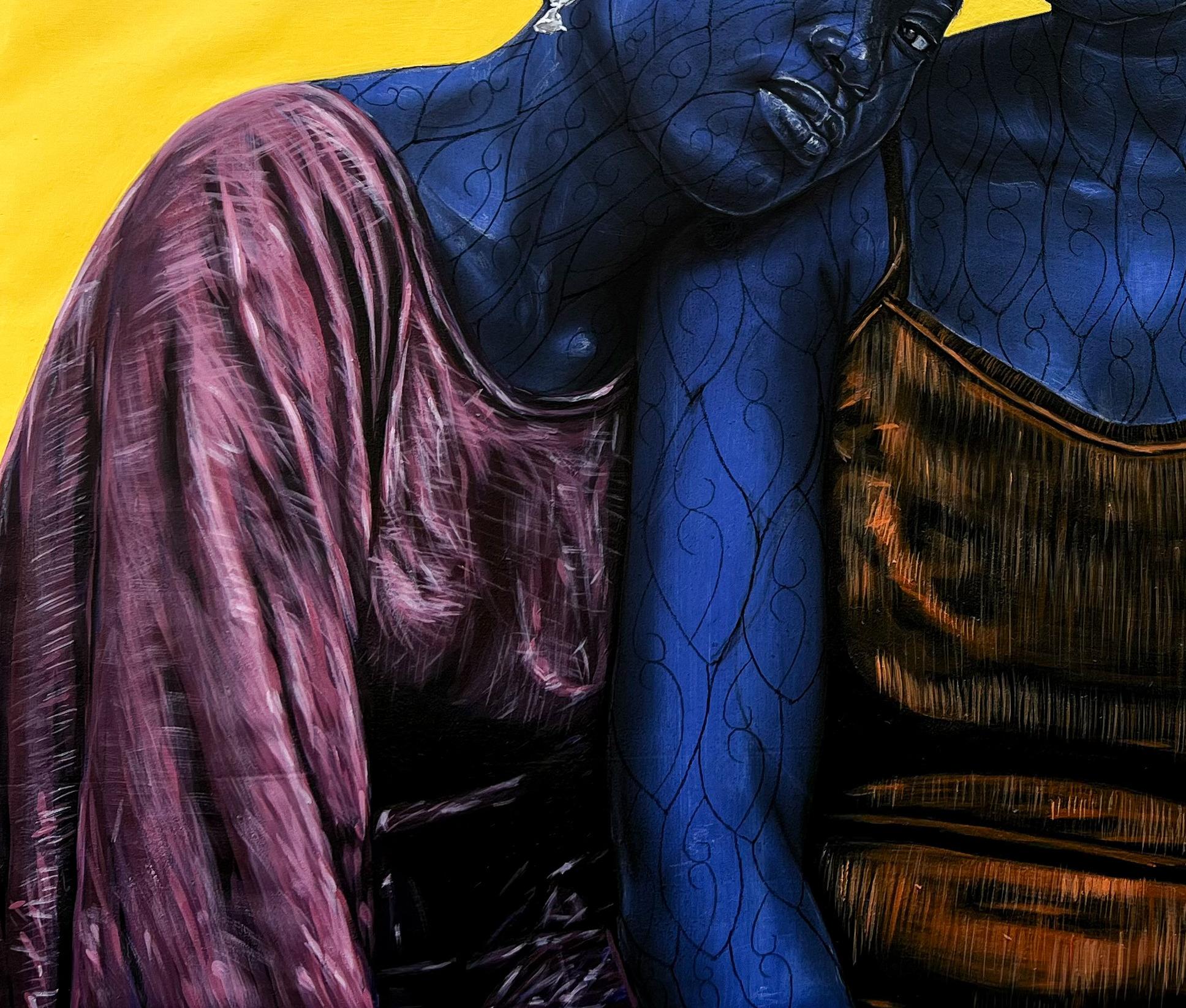 Love Between Friends - 21st Century, Contemporary, Figurative, Portrait, Women For Sale 2