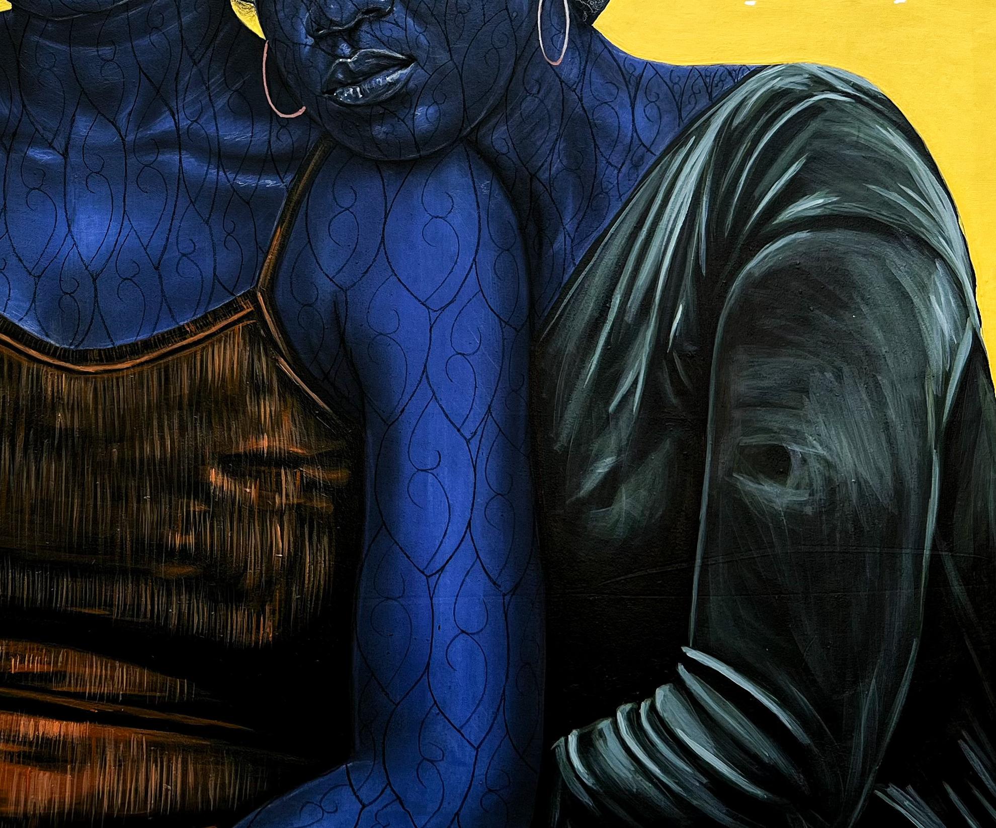 Love Between Friends - 21st Century, Contemporary, Figurative, Portrait, Women For Sale 3