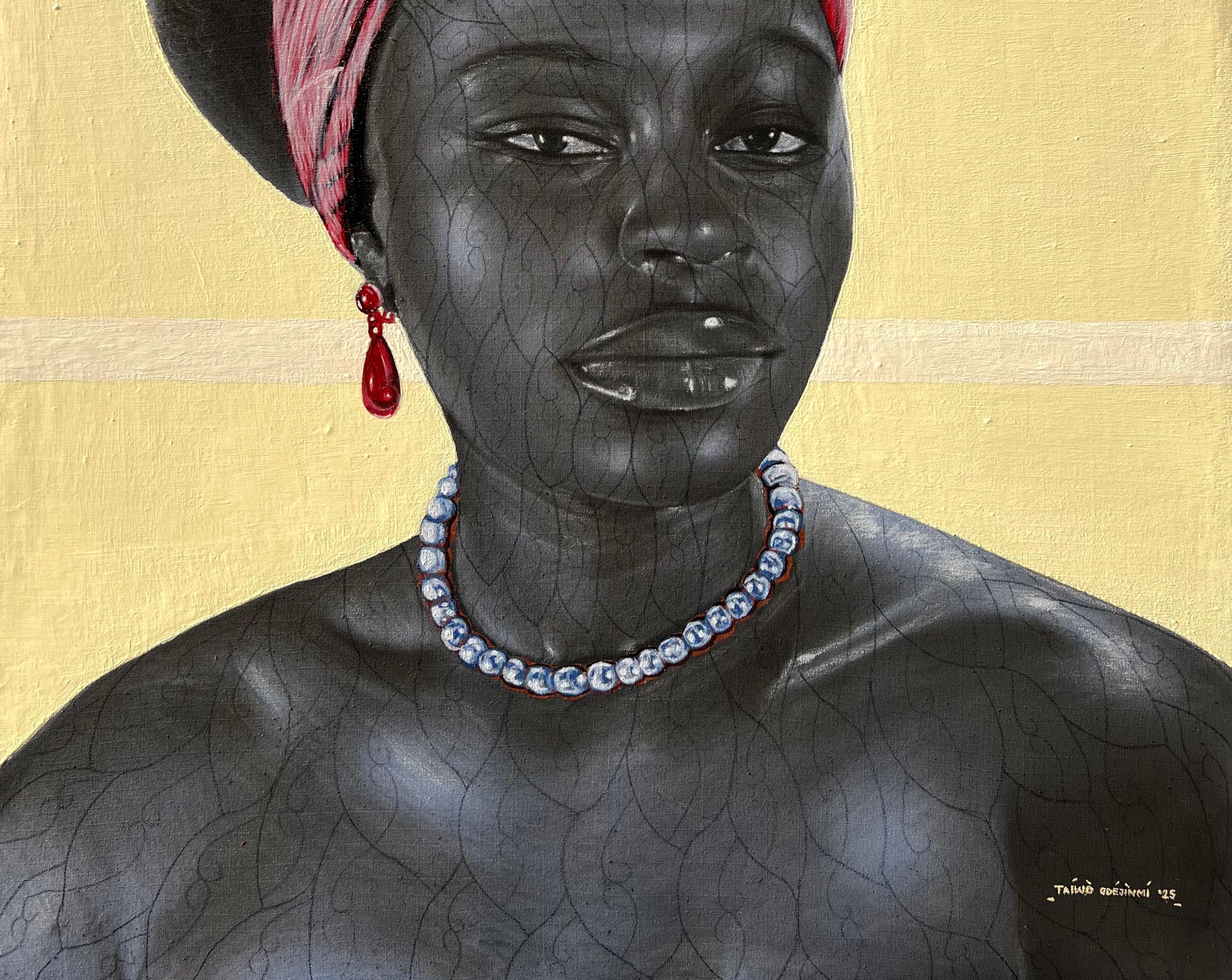 Self-Portrait 2 - 21e siècle, Contemporain, Figuratif, Portrait, Afrique Femmes en vente 1