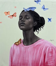 Soul Meditation (Voyage vers la paix intérieure) 1 - Portrait contemporain du 21e siècle