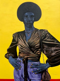 Estilo y confianza - Siglo XXI, Contemporáneo, Figurativo, Retrato, Mujer