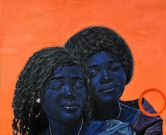 Where Love Resides(We are Sisters) -21st Century, Contemporary, Figurative Women