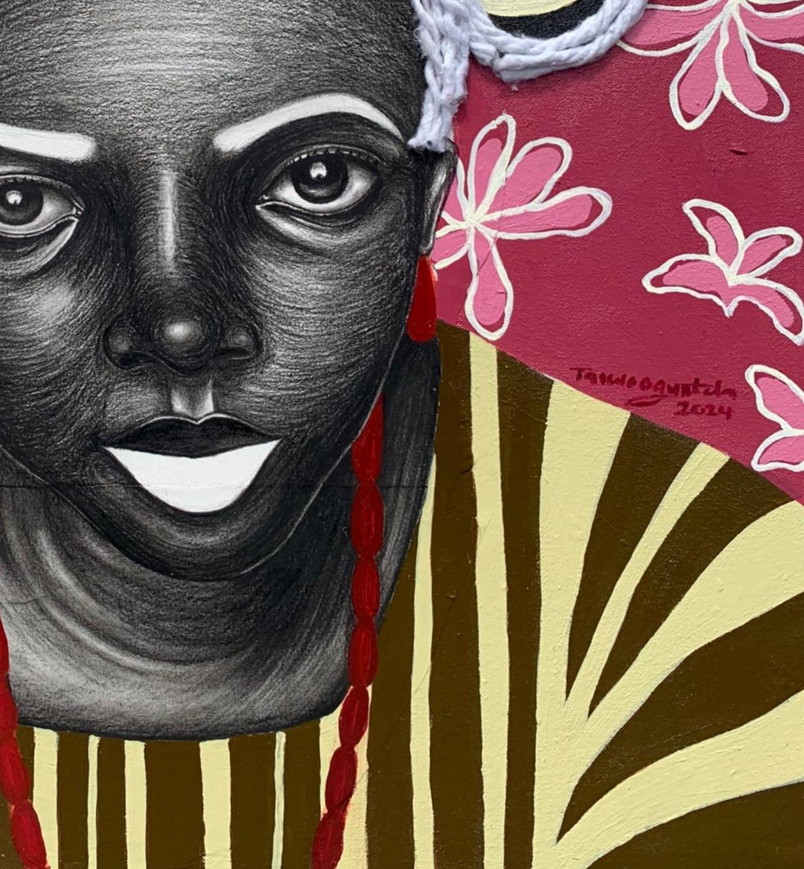 Iwalewa (El carácter es belleza) - Siglo XXI Contemporáneo, Retrato Figurativo en venta 1