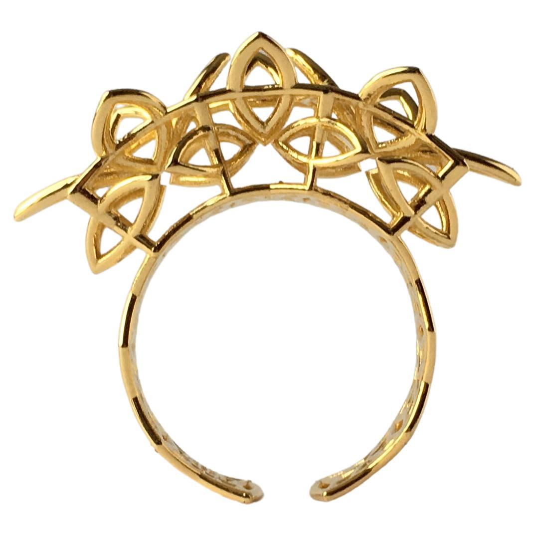 For Sale:  Taj Ring 18k Yellow Gold