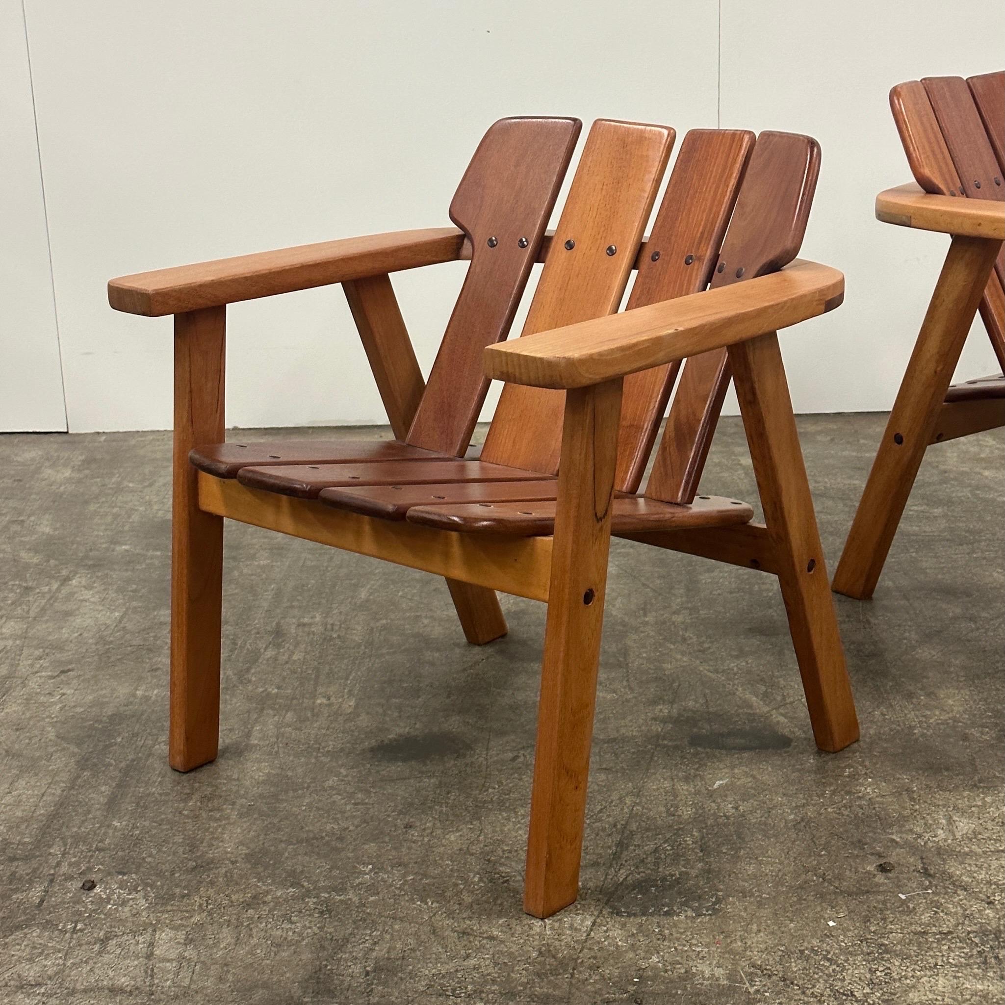 Late 20th Century Taj Style Chairs Attributed to Sergio Rodrigues For Sale