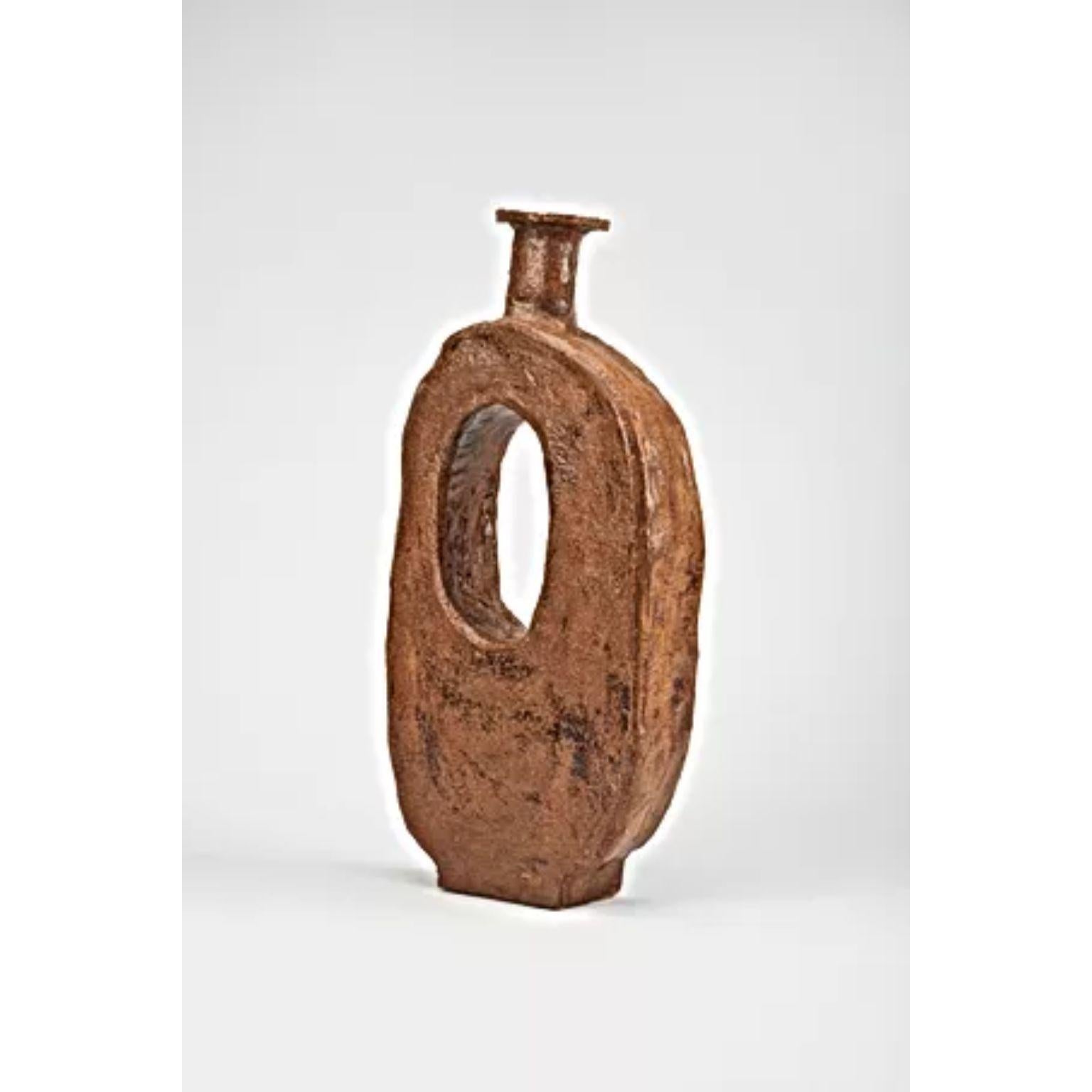 Taju Large Vase by Willem Van Hooff.
Dimensions: W 40 x D 10 x H 58 cm (Dimensions may vary as pieces are hand-made and might present slight variations in sizes)
Materials: Earthenware, ceramic, pigments and glaze

Willem van Hooff is a designer