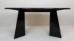Takahama "Antella" Console Table in Black Lacquered Wood