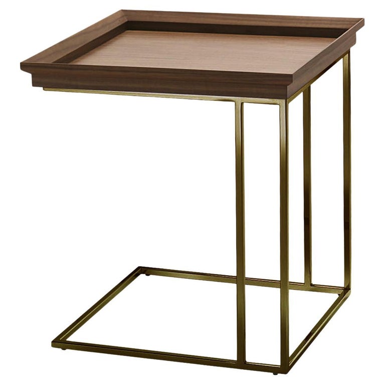 Takahara Brass Side Table For Sale at 1stDibs