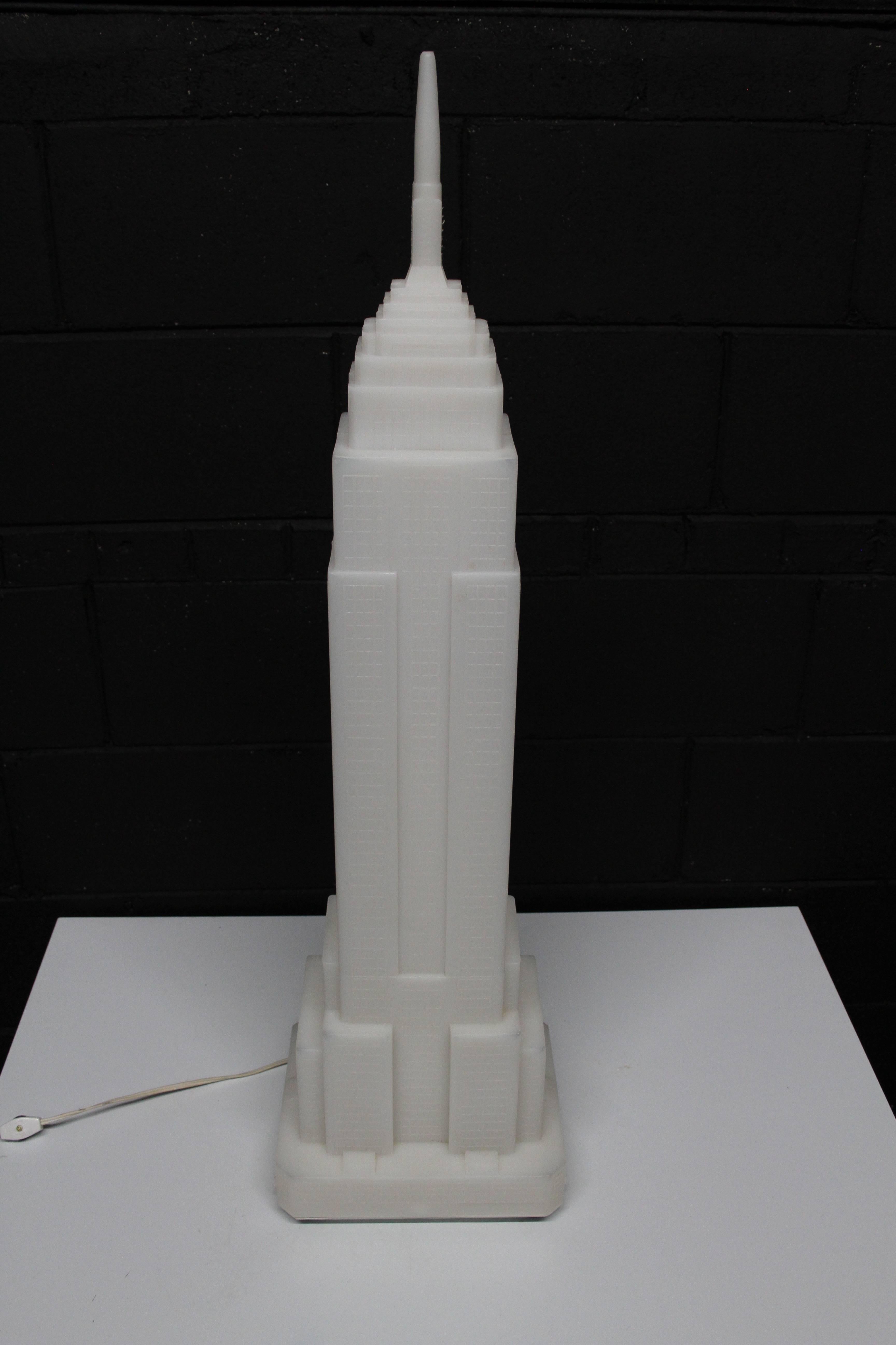 Takahashi Denson for Midori Empire State Building Architectural Lamp, 1980s 2