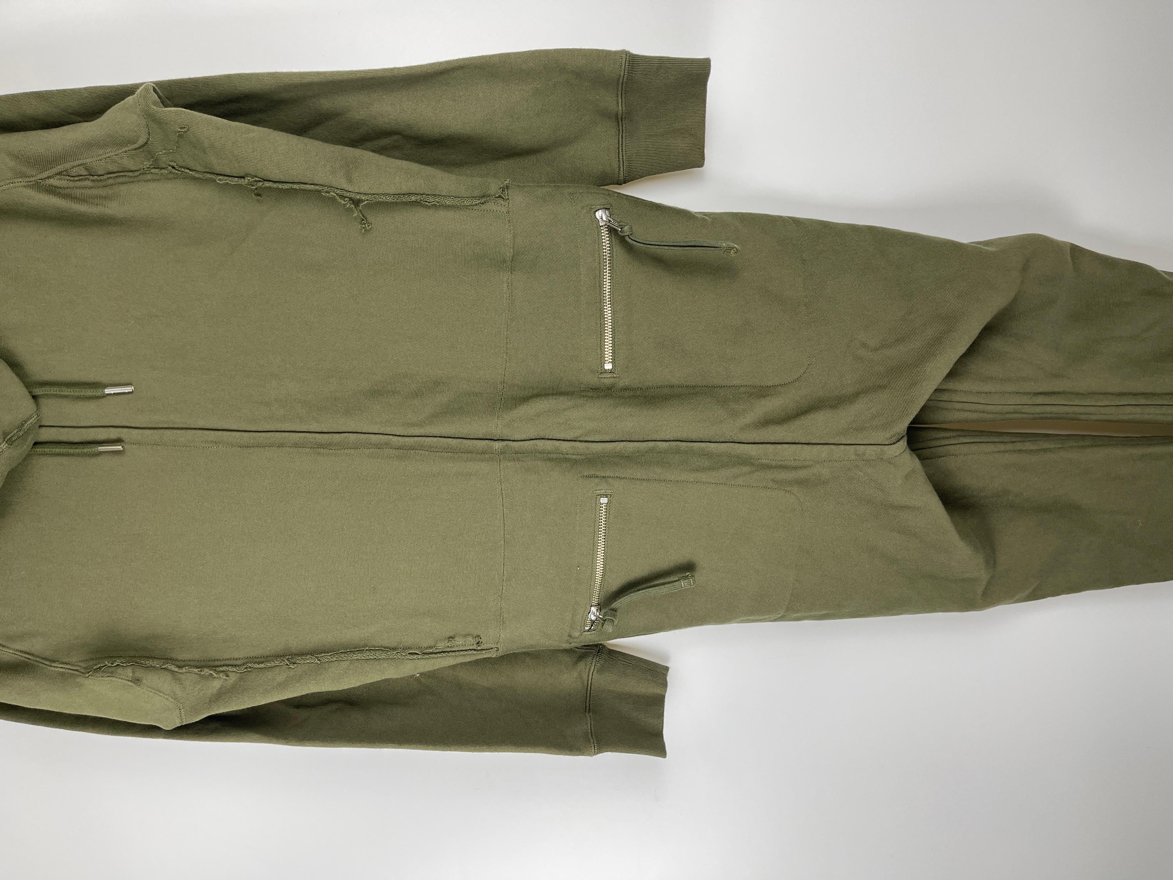 TakahiroMiyashita TheSoloist S/S2017 Army Green Jumpsuit For Sale 2