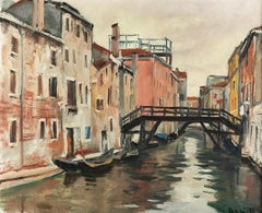 Venezia, Rio delle Mosche, ponte di legno