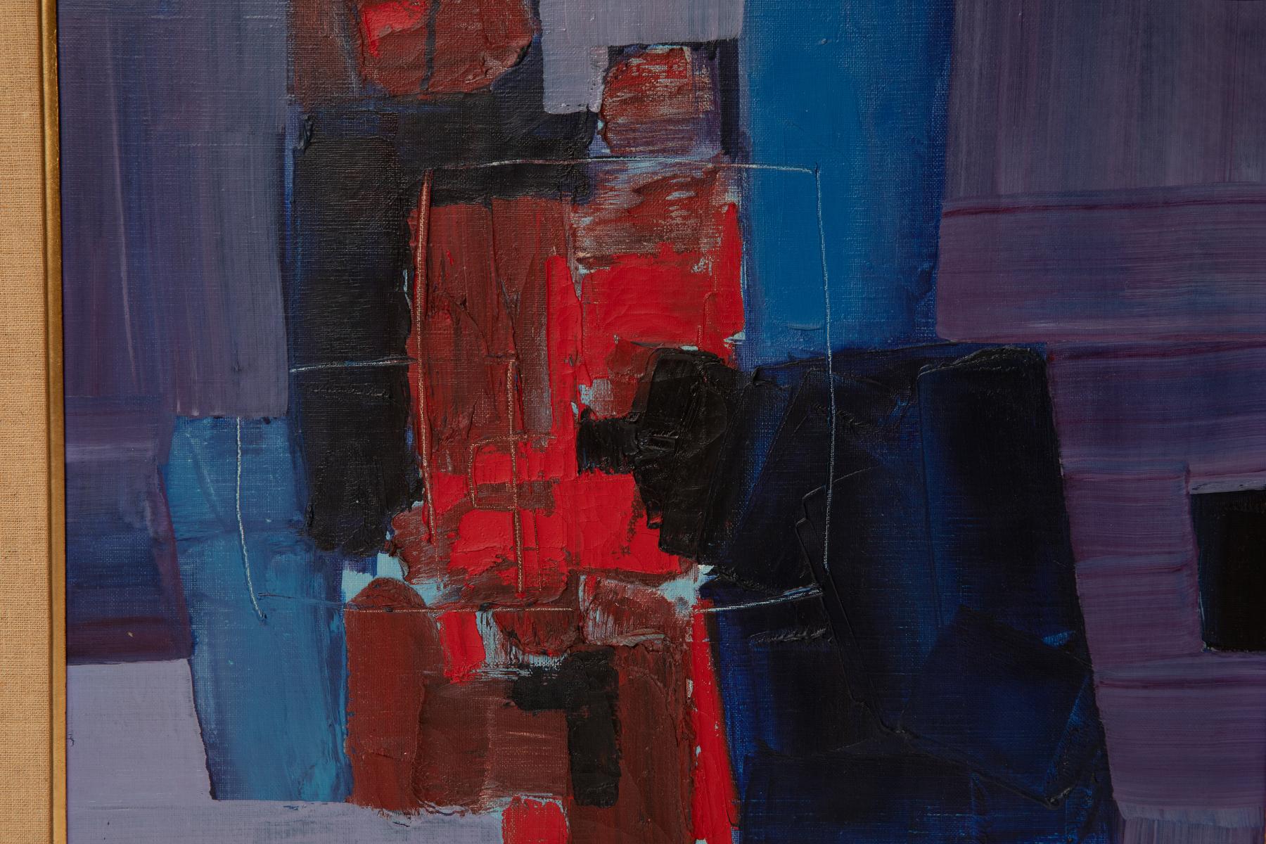 Painted Takase Yasue Abstract Expressionist Painting