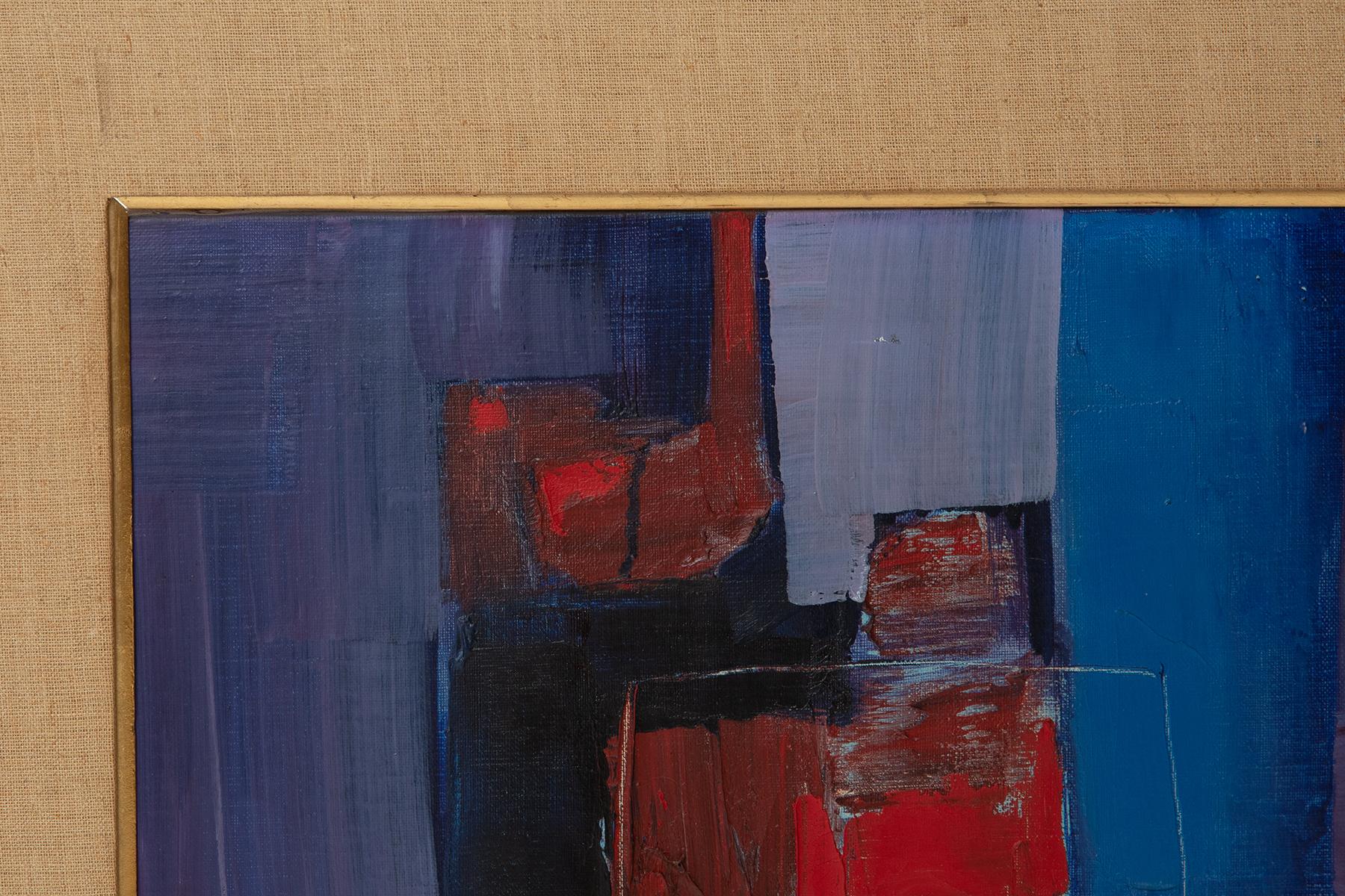 Takase Yasue Abstract Expressionist Painting In Good Condition In Phoenix, AZ