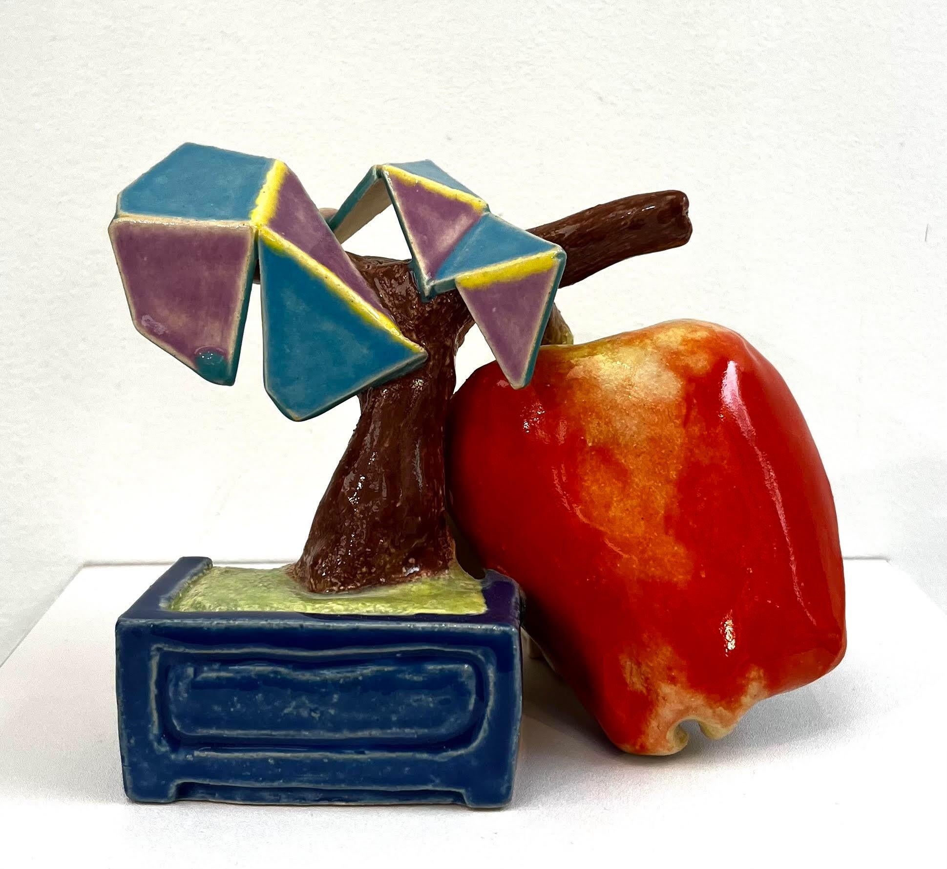 #AppleBonsai, - Sculpture by Takashi Horisaki