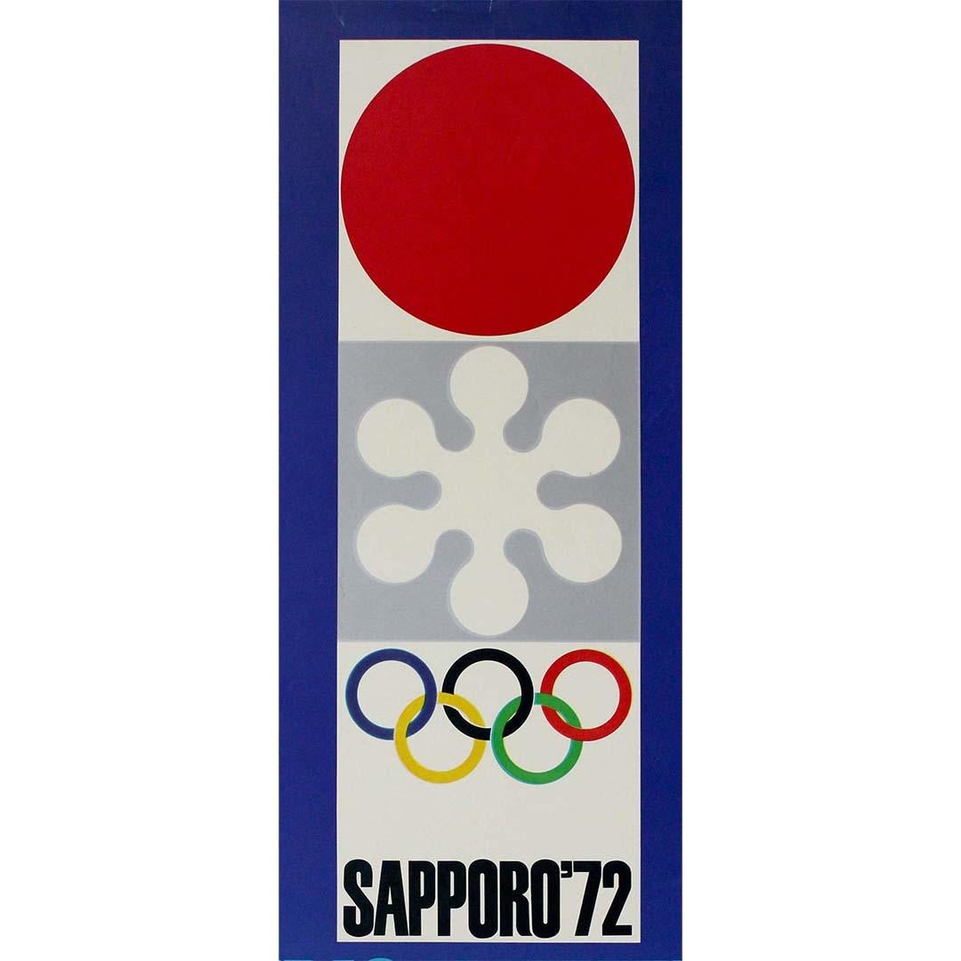 Originalplakat XI. Olympische Winterspiele, die 1972 in Sapporo, Japan, stattfanden im Angebot 1
