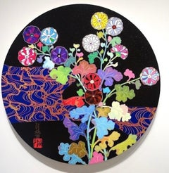 Arte contemporanea giapponese di Takashi Murakami - Fiore di Kyoto Korin Mononoke
