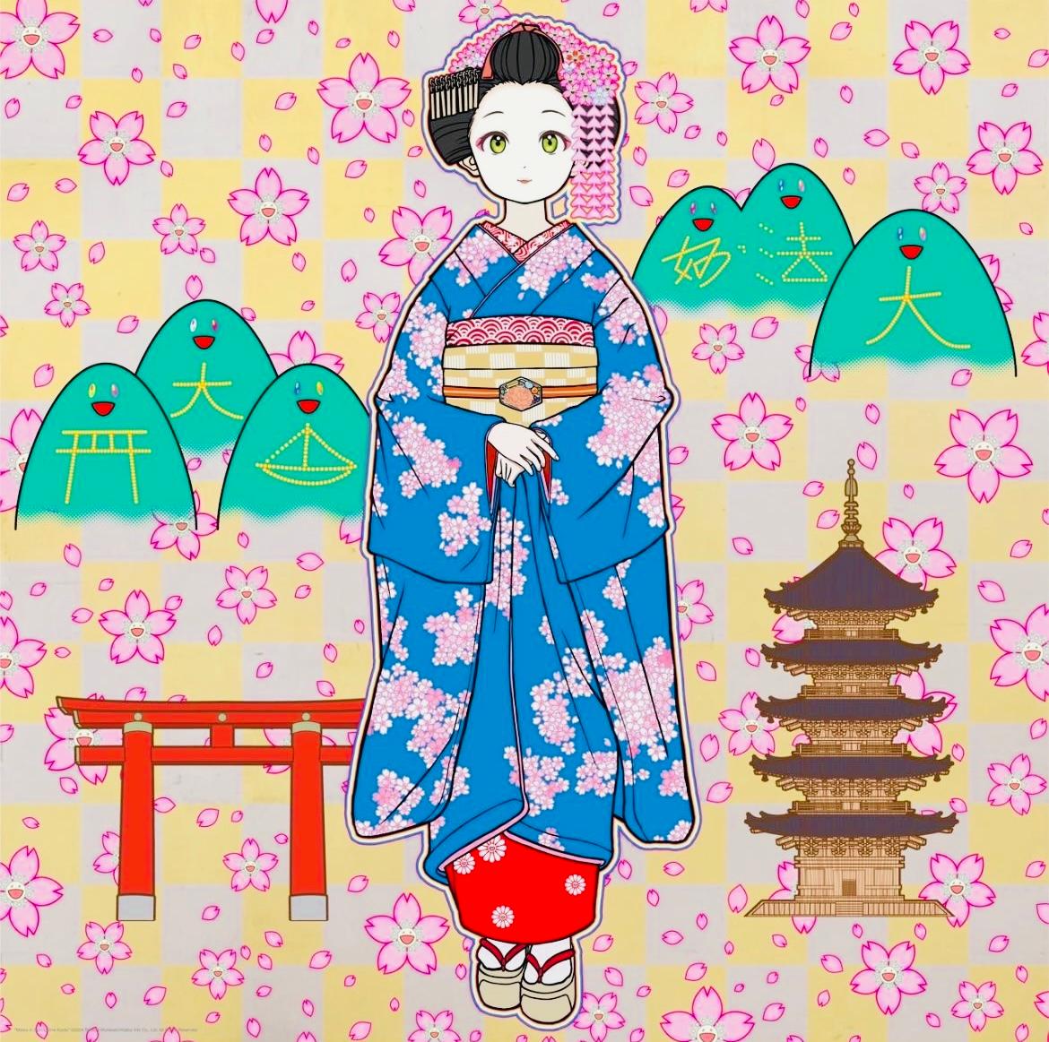 Stampa offset con argento
Edizione - 300

Takashi Murakami è un artista giapponese nato nel 1962 che vive a Tokyo, in Giappone. Takashi è uno degli artisti più influenti usciti dal Giappone negli ultimi decenni. Formatosi nel Nihonga (uno stile