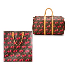 Takashi Murakami Louis Vuitton Cherry Monogram Sac Plat Tote & Keepall Bags 2005
