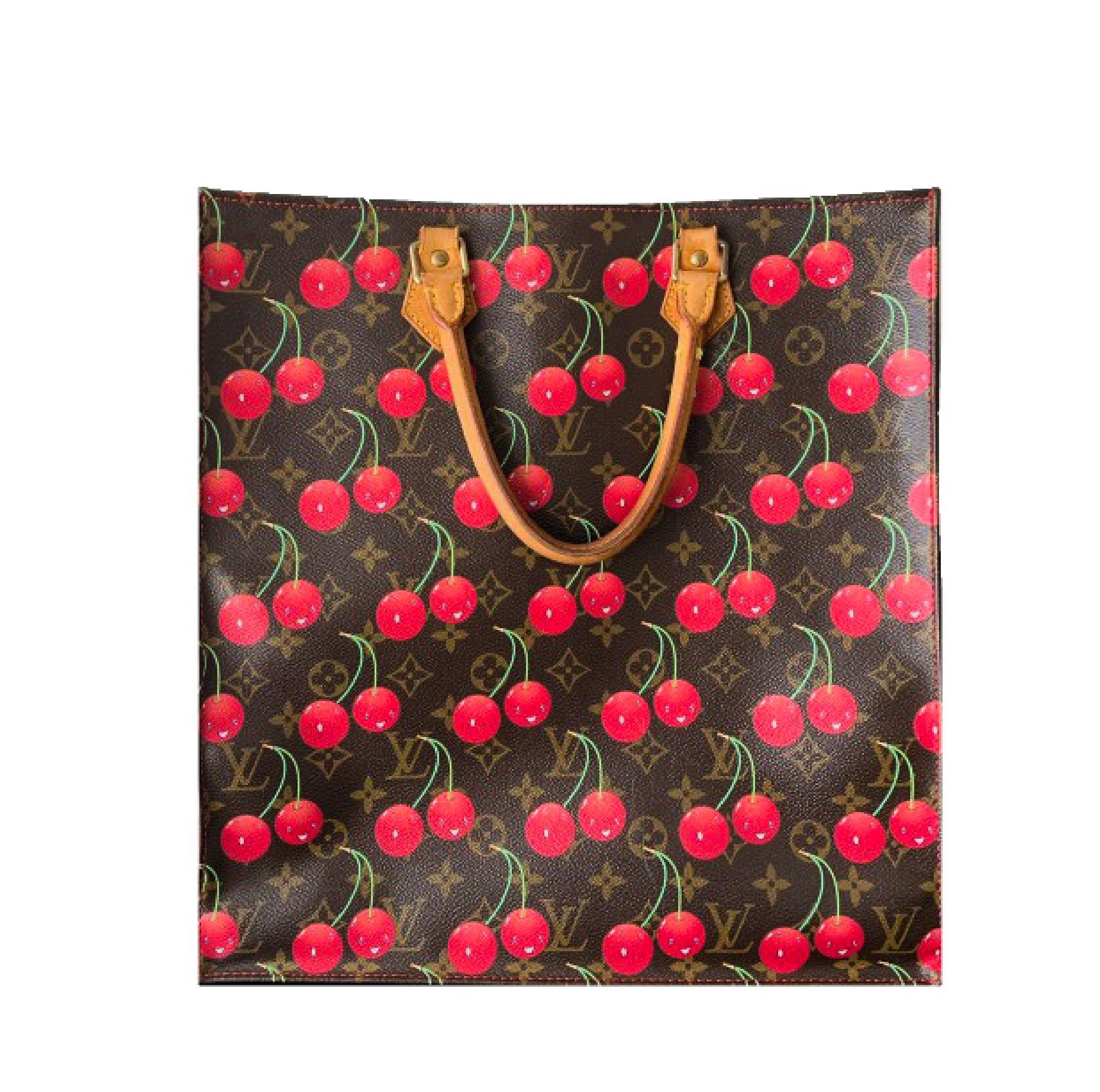 louis vuitton cherry bag red handles